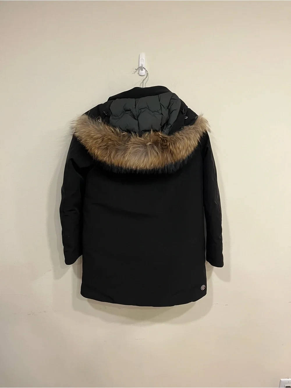 COLMAR Black Kids Puffer Parka with Hood